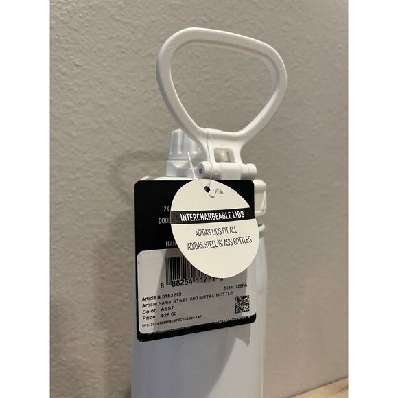 Adidas Original 20oz Metal Water Bottle Hot/Cold Double Wall - Picture 2 of 3